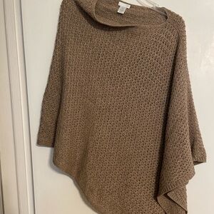 J Jill poncho Camel color, one size
